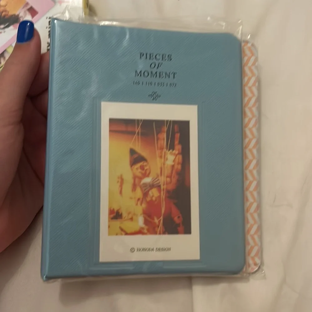Polaroid blue camera